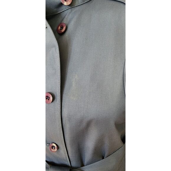 Vintage London Fog Maincoats Light Purple Trench Coat Size 6P - Picture 9 of 12